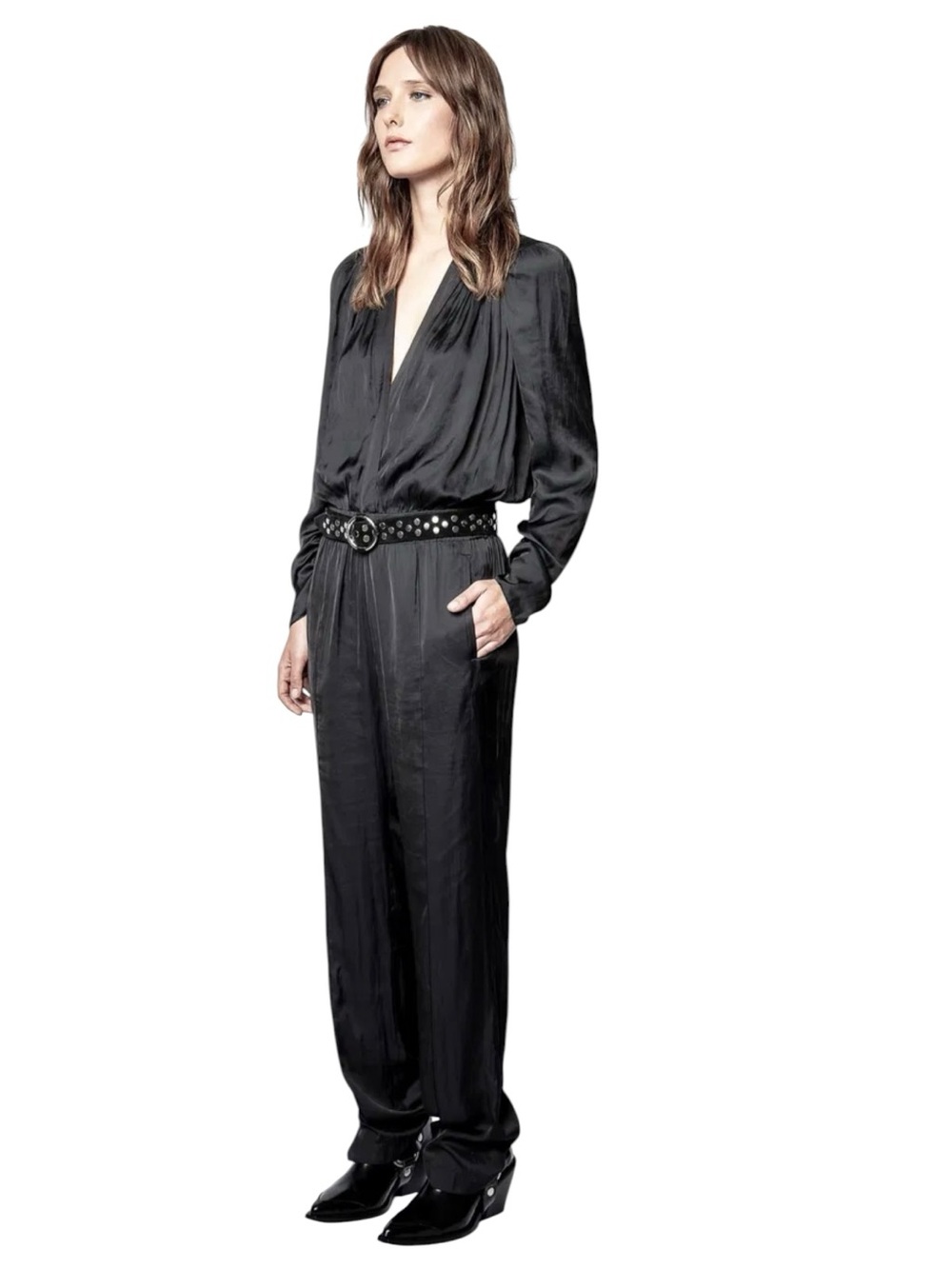 Zadig & Voltaire Captain Satin Jumpsuit